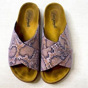Free People Sidelines Viola Snake Sandals